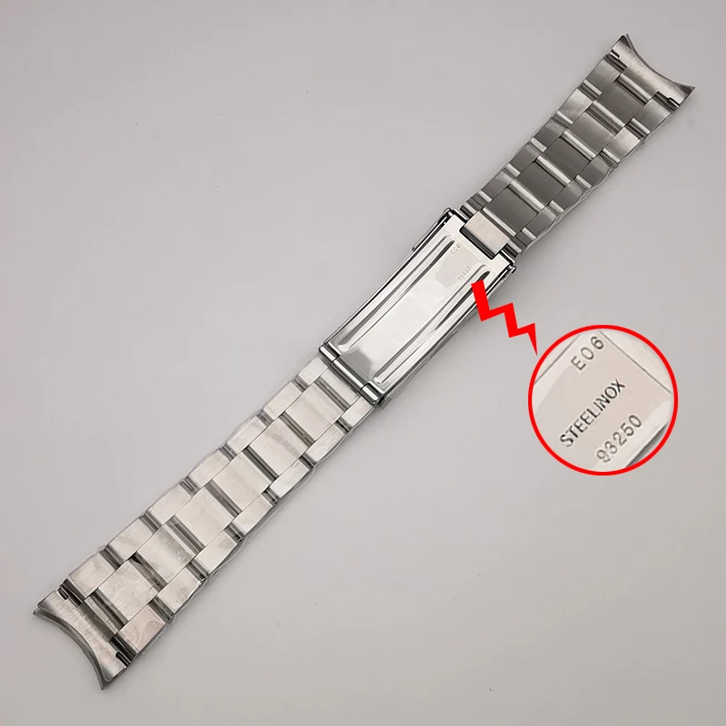 Braccialetto Con Cinturino Per Orologio 904L Di Alta Qualità Per Submariner Vintage 16610, Codice Bracciale 93250, Larghezza 20Mm, Parti Di Orologi Af