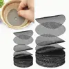 50 Pcs Flower Pot Hole Mesh Pad Breathable Bonsai Mesh Drainage Screens Bonsai Pot Bottom Grid Mat Drainage Mesh Hole Screen 1