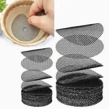 50 pièces Pot de fleur trou maille Pad respirant bonsaï maille Drainage écrans bonsaï Pot bas grille tapis Drainage maille trou écran 1