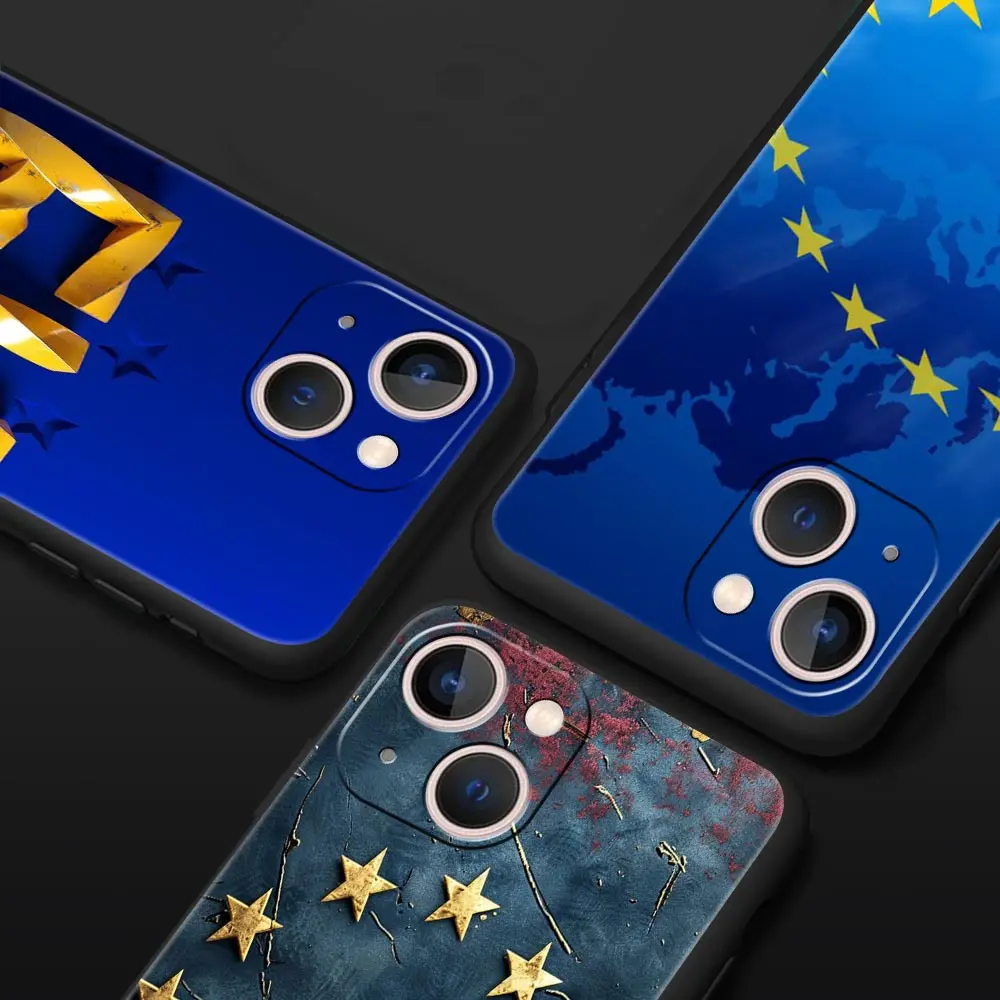 European Flag Soft TPU Phone Case - Elegant Back Cover Design