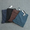 plus Size Men's Casual Pants Straight Leg Loose Fit Elastic Busin Long Trousers Spring Autumn Cotton Polyester Spandex