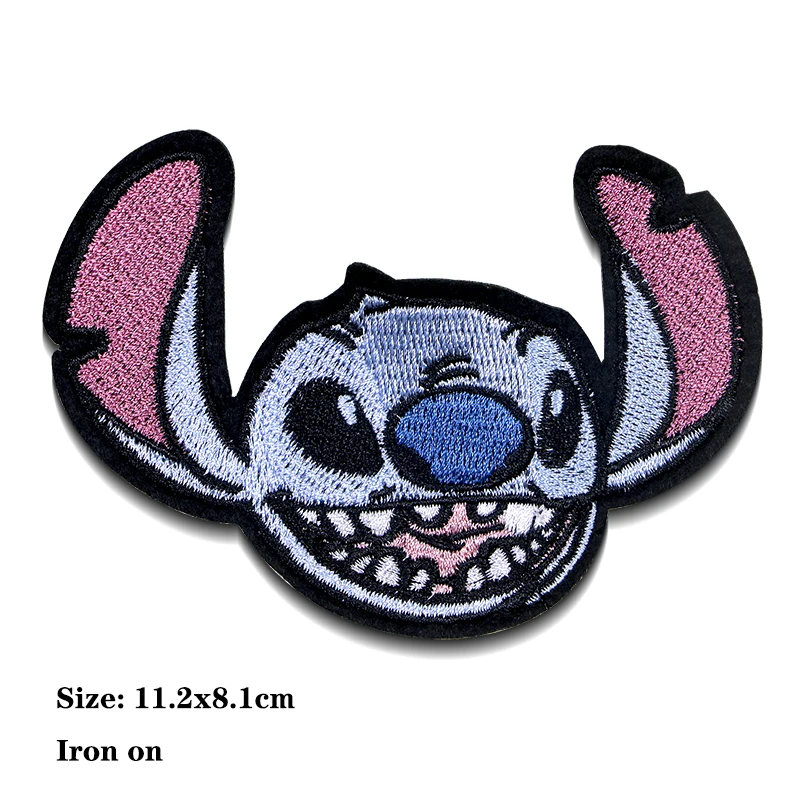 Patch Clothes Stitch, Disney Embroidery Patch, Iron Patches Disney