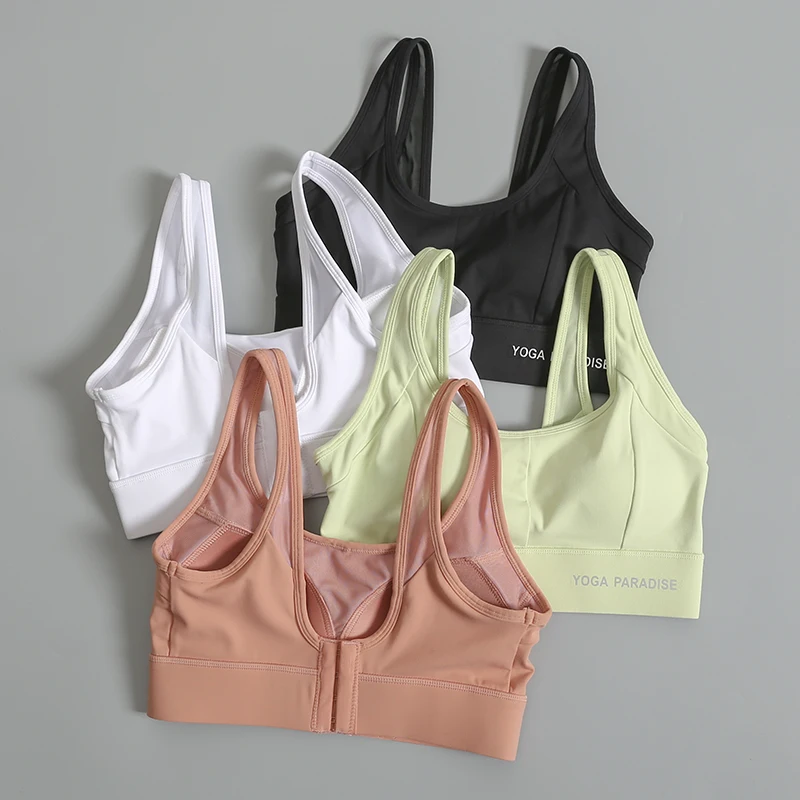 

Yoga vest female sag-proof summer running shock-proof gathering fitness bra training stereotypes beauty back sports bra