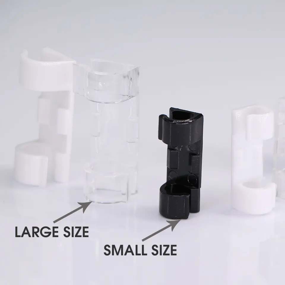 Zelfklevende kabelclip - 20 stuks transparante draadhouders