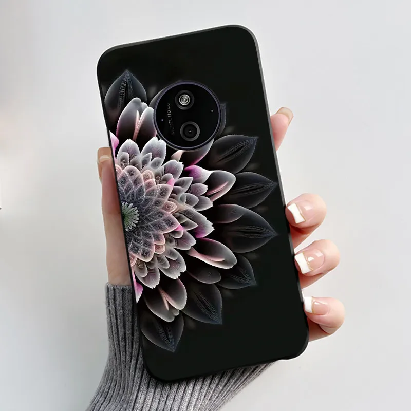 Aesthetic Luxury Soft Silicone Black Matte Phone Case Cover - Cute and Cool Design