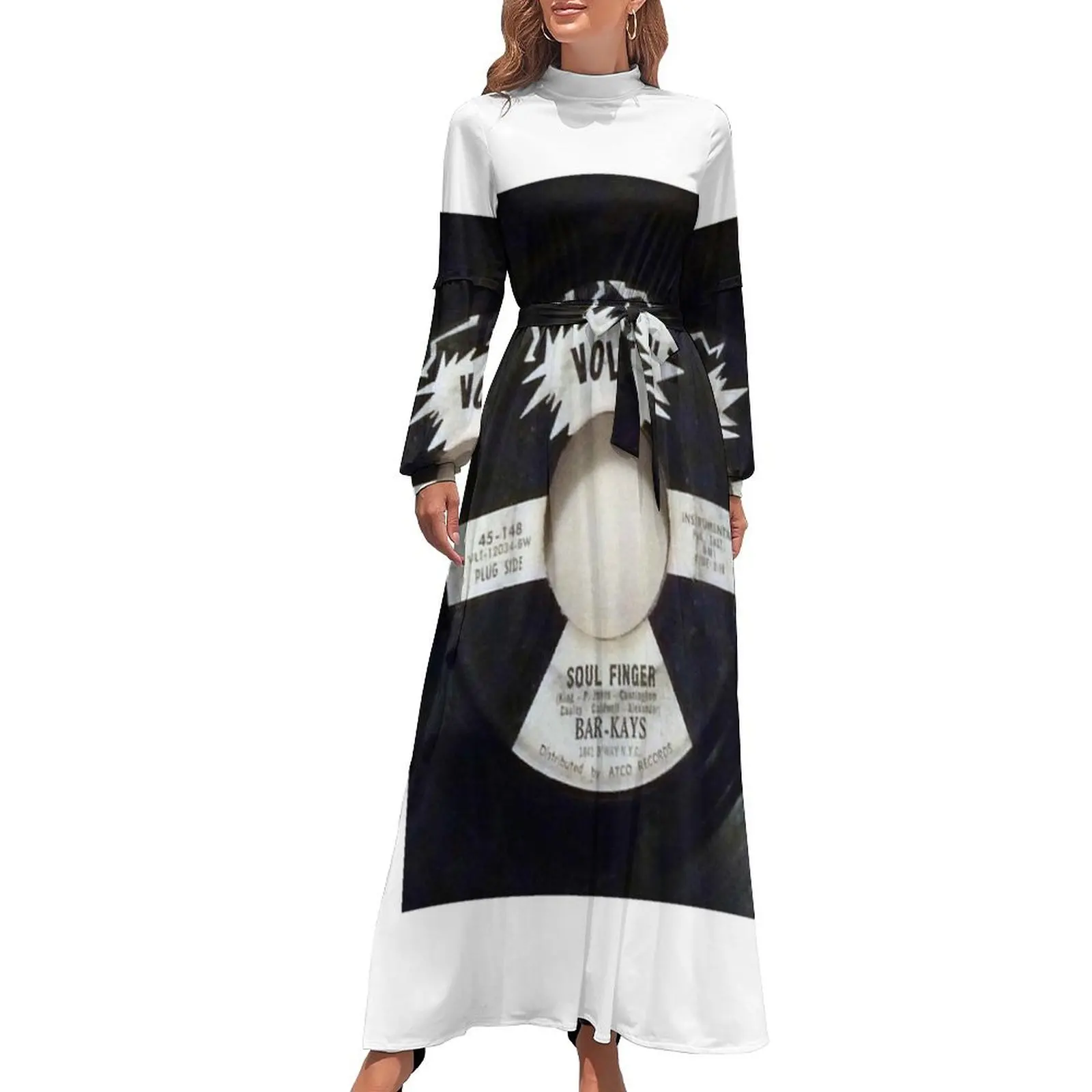 thumbnail image 1 of Soul Finger Bar Kays 45 Promo Soul Funk Memphis Vestido largo Vestido de novia elegante para invitadas, 1 of 5