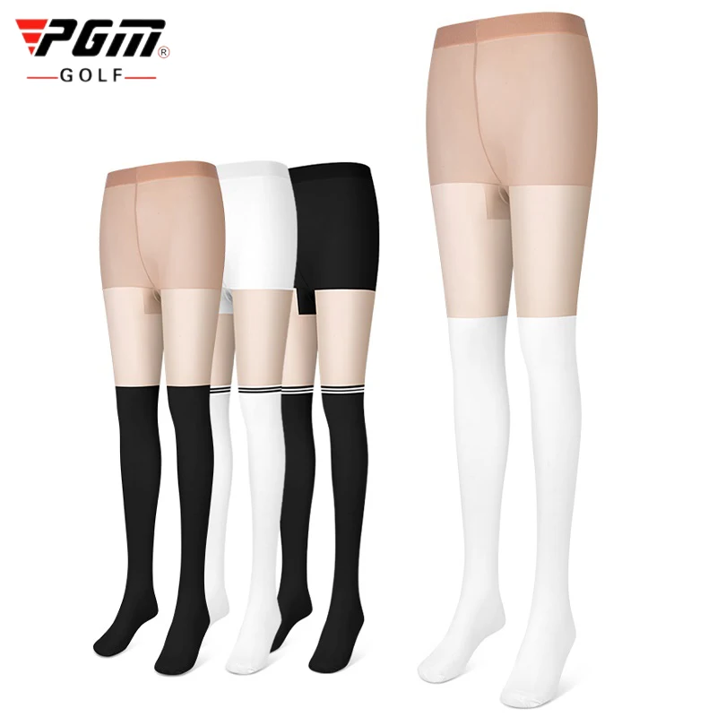 Anti-UV Stockings Women Golf Stockings Breathable Patchwork Legs Anti-Sweat Summer Spring Thin Pantyhose Sun-Protection Women Golf Stockings