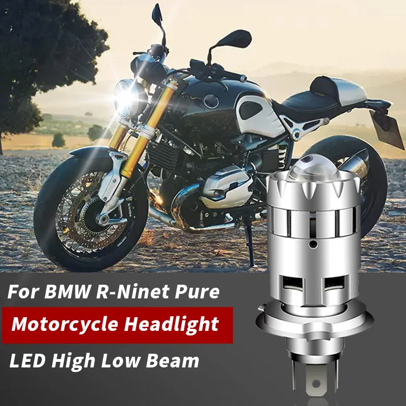 1X Per Bmw R-Ninet Pure Motorcycle H4 Led Lens Headlight R9T Urban Gs Retrofit Accessori Cafe Racer Enduro Hs1 Moto Lampada Anteriore