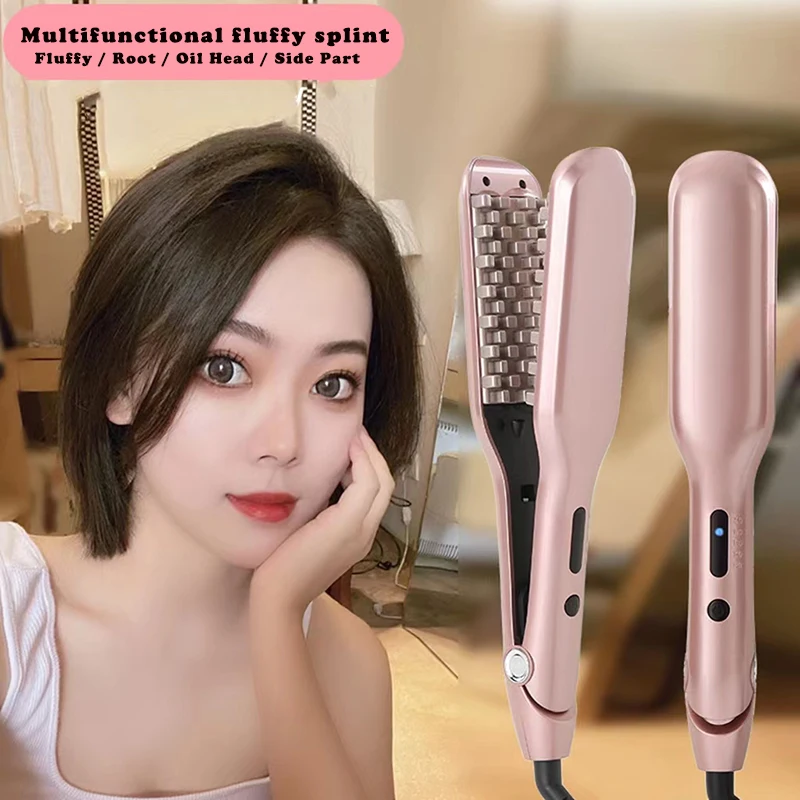 Newest Flat Iron Fluffy Hair Iron Corn Curly Styling Wave Convenient Crimping Hair Iron Crimper Tools Volumizing Hair Irons