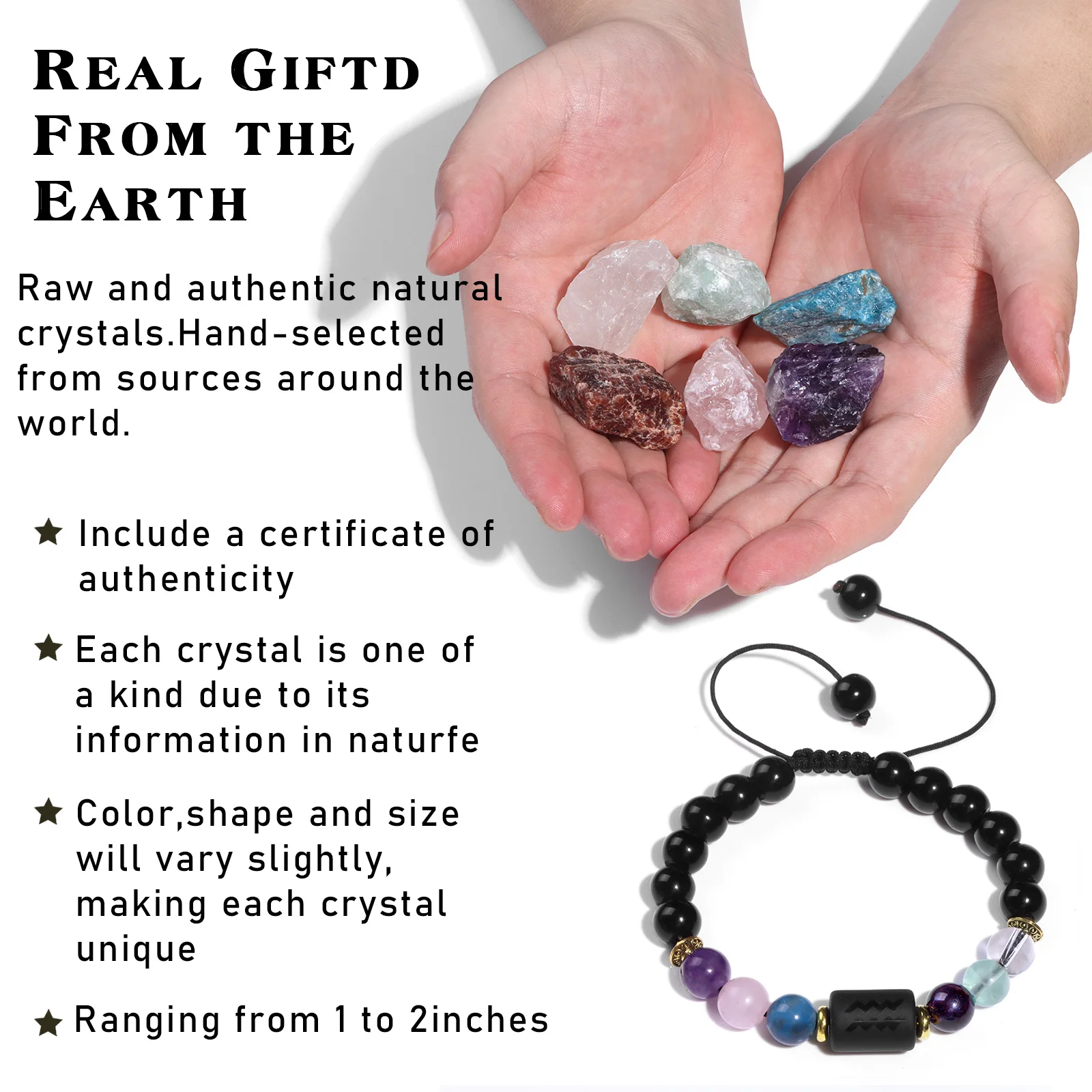 12 Sternzeichen Armband Naturstein Tigerauge Obsidian Perlen elastische Armbänder mit Box für Frauen Männer Geburtstag Schmuck Geschenk – Detail 11