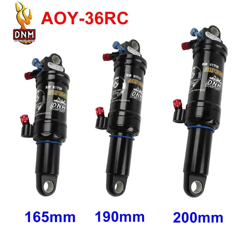 Description Picture 2 of item2025 NEW DNM AOY-36RC MTB Shock Abosorber 165mm 190mm 200mm Soft Tail Manual Control Lockable Rebound Bicycle Air Rear Shock