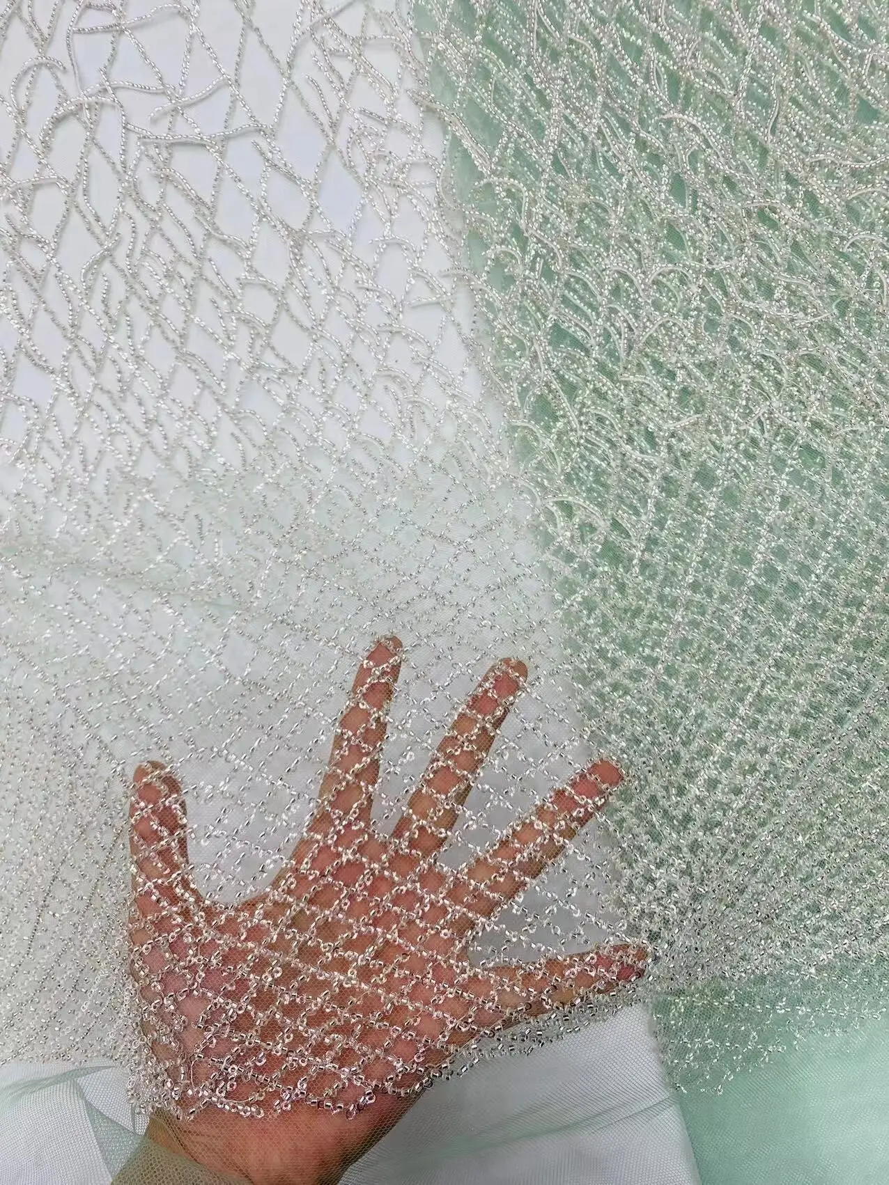 

Французское Тюлевое Сетчатое кружево с блестками и бусинами, аналогичное Африканское нигерийское кружево с вышивкой, кружевная ткань для шитья