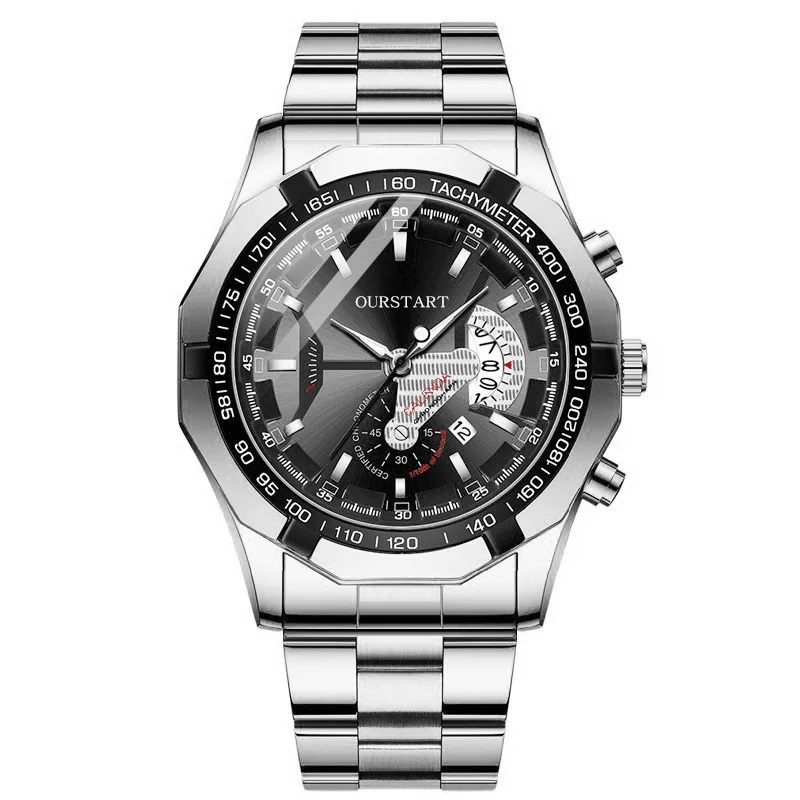 Men's Calendar Quartz Watch Large Dial Quartz Watch