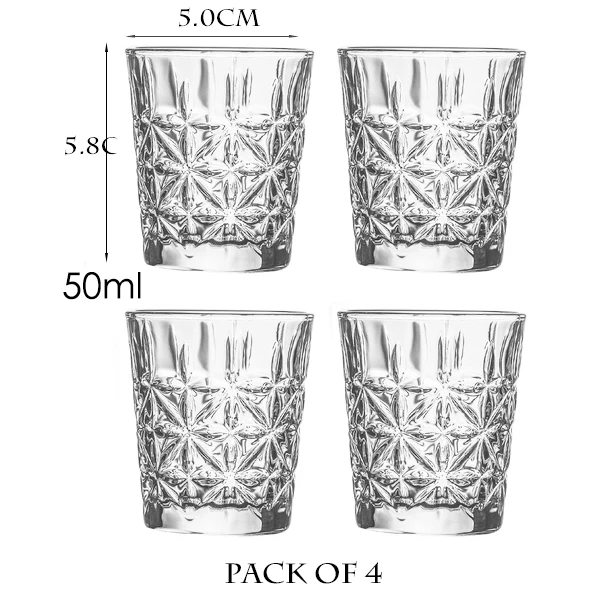 Volila Verres à Shot Coloré - 50 L Verre Shooter Lot De 12 - Verre