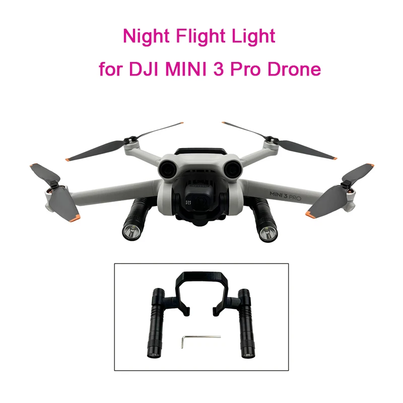 Mini 3 Pro Drohne Suchscheinwerfer LED Nachtflug Licht Taschenlampe Signal  Lampe Dual Light Kit für dji mini 3 Pro Drohne Zubehör