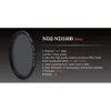 ND2-ND1000 SLR DSLR Camera Variable ND Filter Neutral Density Fader Adjustable ND2-400 49 52 55 58 62 67 72 77 mm 2