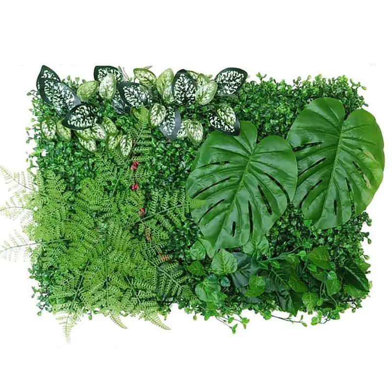 

Artificial Hedge Realistic Fence Covering Privacy Artificial Hedge Panel Faux Green Privacy Screen Hedge Background For Garden
