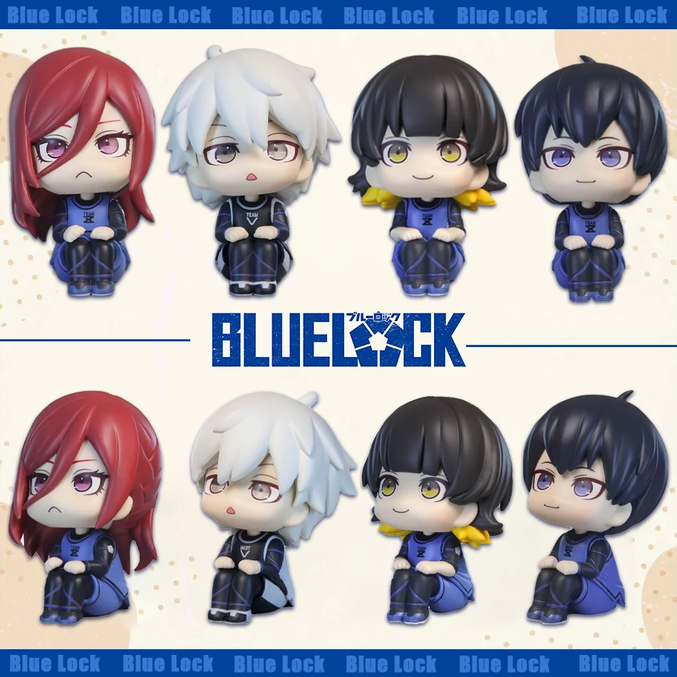 Figurines d'action BLUE LOCK Isagi Yoichi Bachira Meguru, Figurine de dessin animé Version Q, modèle de collection, jouets pour enfants, poupée cadeaux