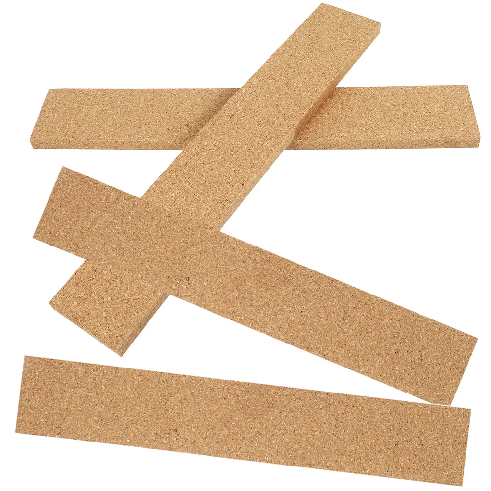 4Pcs Cork Memo Strips Bulletin Board Cork Strips Message Bulletin Wall Adhesive Office Wall Corkboards