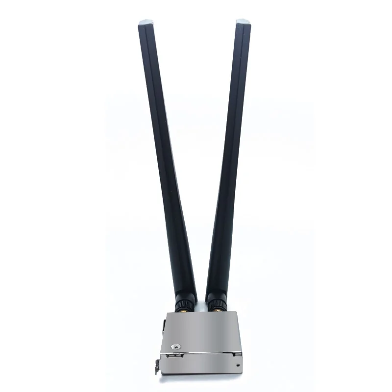 WiFi 카드용 안테나가 있는 철 케이스 상자 WiFi GO 모든 무선 네트워크 카드와 호환되는 2.4G 5.8G 듀얼 밴드