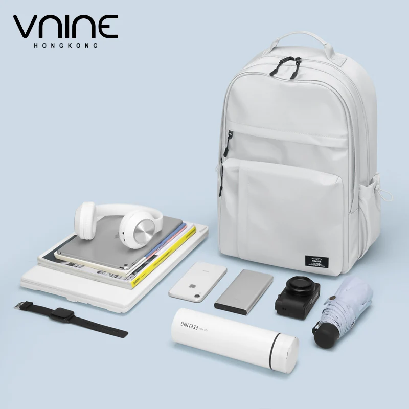 VNINE backpack for female college students, high school boys, backpacks, large capacity computer bags, lightweight outdoor
