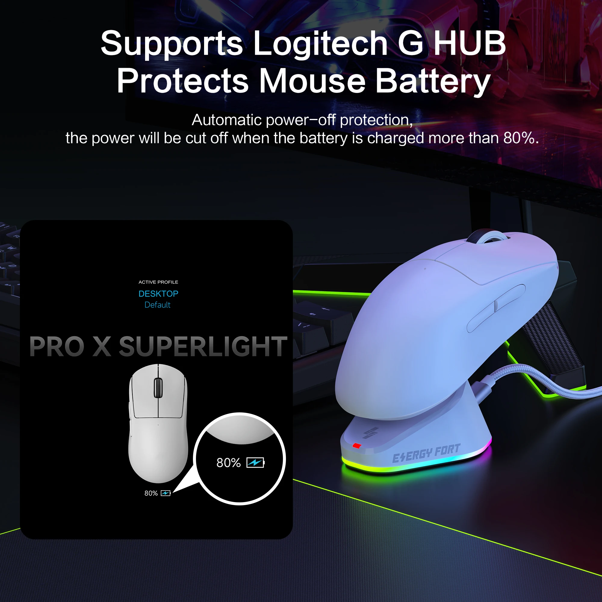 Wireless Mouse Charging Dock