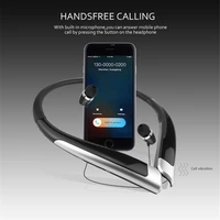 HBS-1100 Stereo Bluetooth Headphone Binaural Hand-free Neckband Earphones Fashion Mini Wireless Headset Binaural Universal - Image 6