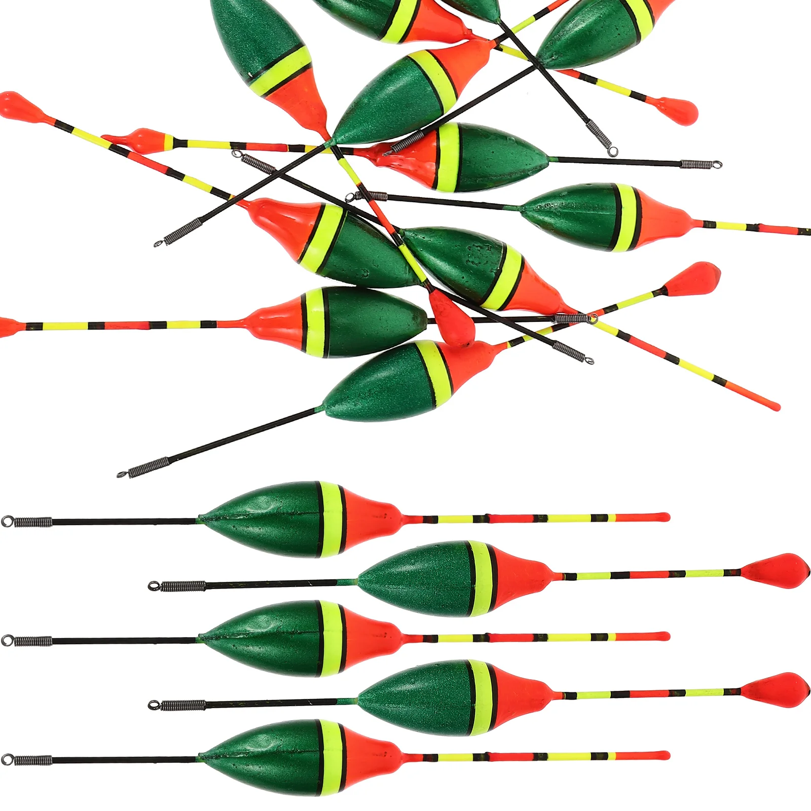 

20 Pcs Float Fishing Tackles Sea Sprung Accessories Outdoor Pole Bobbers Angling Buoy