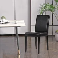 Dining Chairs Set of 4,Dining Room Chairs Upholstered PU Leather Kitchen Chair for Home Kitchen Bedroom Living Room Restaurant 2