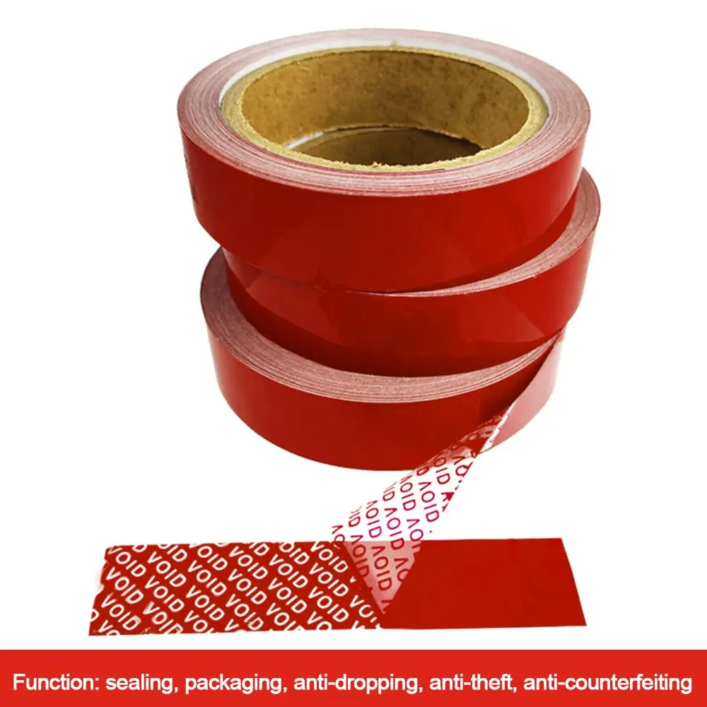 High Viscosity Security Sealing Sticker 50M Anti-counterfeiting Anti-Fake Label Tamper Proof Adhesive Tape Security Warranty