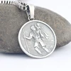 Catholic Medal Blessing From The Holy Father St. Christopher Sterling 925 Silver Pendant 4