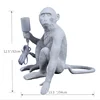 Monkey Table Lamp Sitting Monkey Light Creative Desk Lamp Vertical Resin Table Light Gift for Home Office Bedroom Décor 4