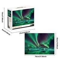 1000 Pieces Polar Lights Jigsaw Puzzles for Adults Home Decor Games Family Fun Floor Puzzles Educational Toys 2