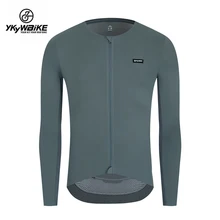 Ykywbike 2022 camisa de ciclismo manga longa processo sem emenda qualidade superior ykk zíper nova coldback tecido upf ciclismo jerseys