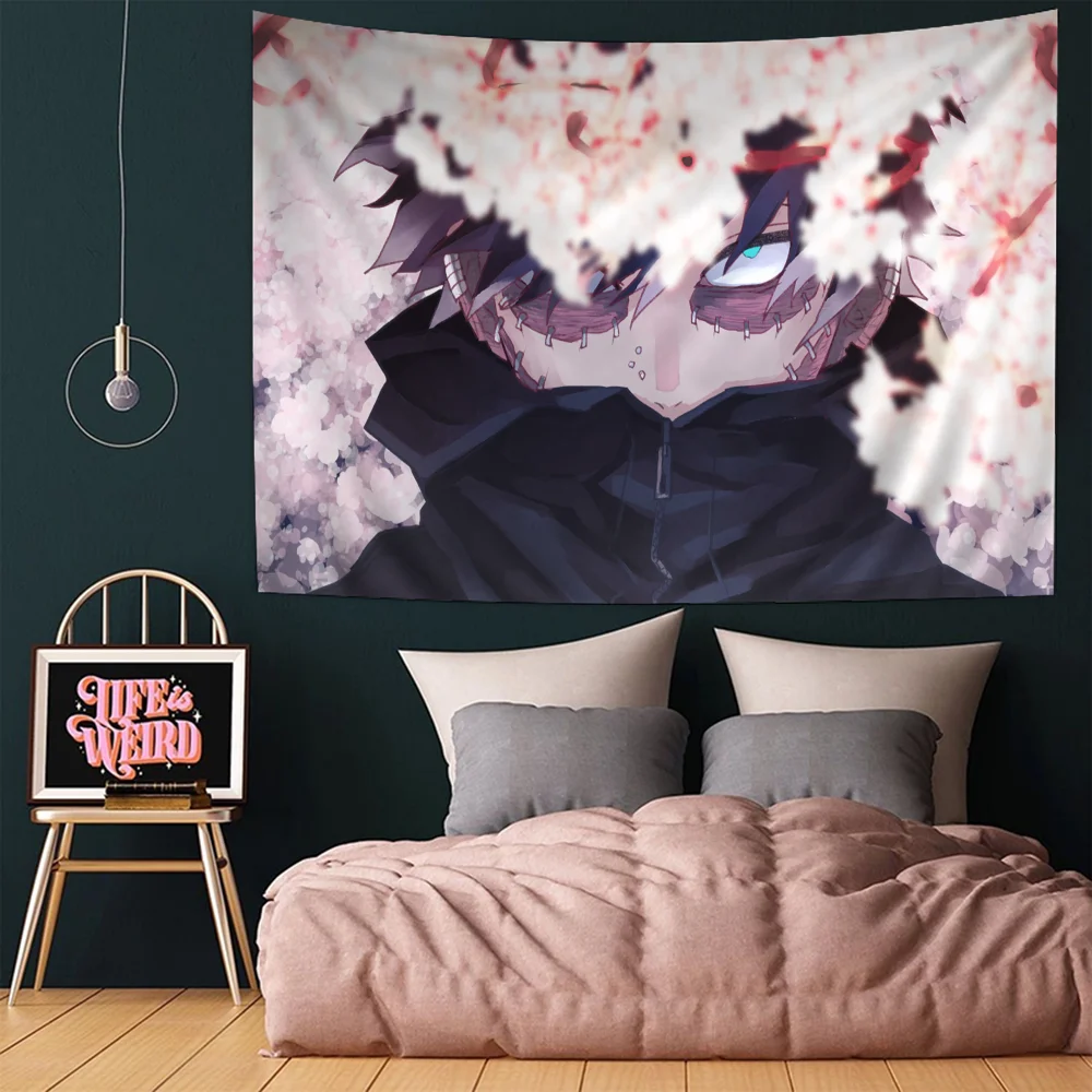 

My Hero Academia Dabi Tapestry Art Printing Art Science Fiction Room Home Decor Home Decor