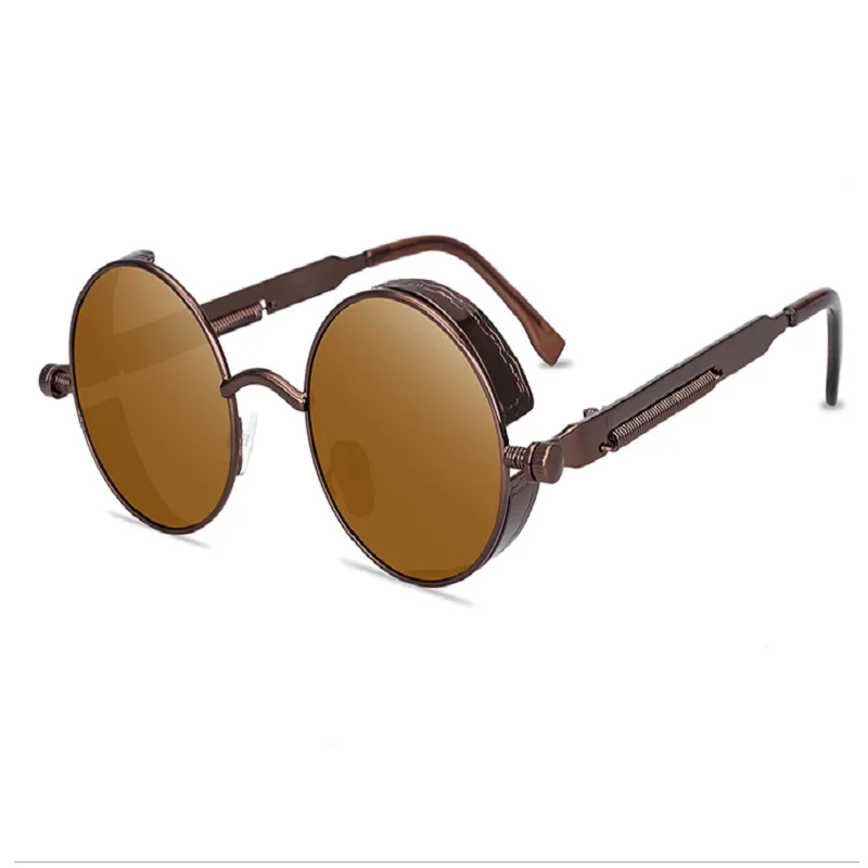 1/2/3PCS Retro Steampunk Metal Spring Legs Thick Frame Glasses Car Sunglasses 58028 For Men