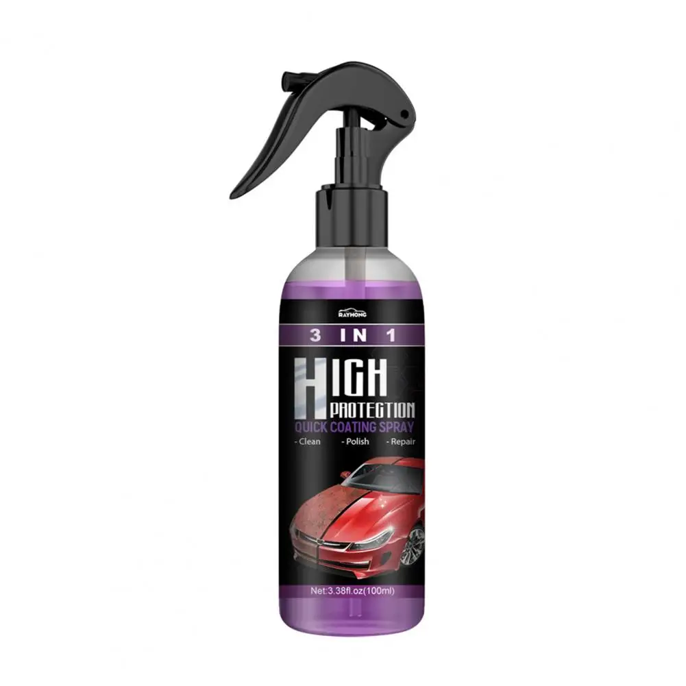 Fast Car Polish Spray High Protection Car Coating Spray for Scratch Repair Stain Cleaner Universal Auto Paint Color Change Agent leather cleaner multi purpose foam cleaner 2 in 1 leather car seats cleaners leather restorer coating car restorer polish sofa