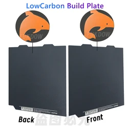 Enhanced Double-Sided Build Plate with PEI Coating - 184x184mm Steel Sheet (For pla petg ABS)