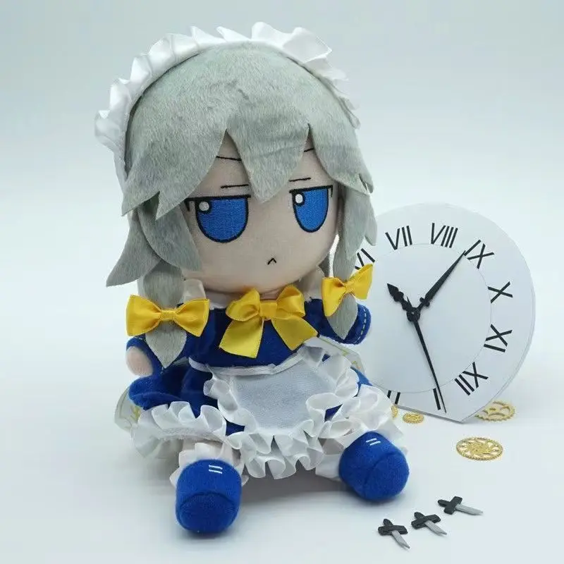 20cm Touhou Project Plush Doll Fumo Komeiji Koish Sakuya Izayoi anime peripheral ragdolls Cosplay Handmade customized gifts 3