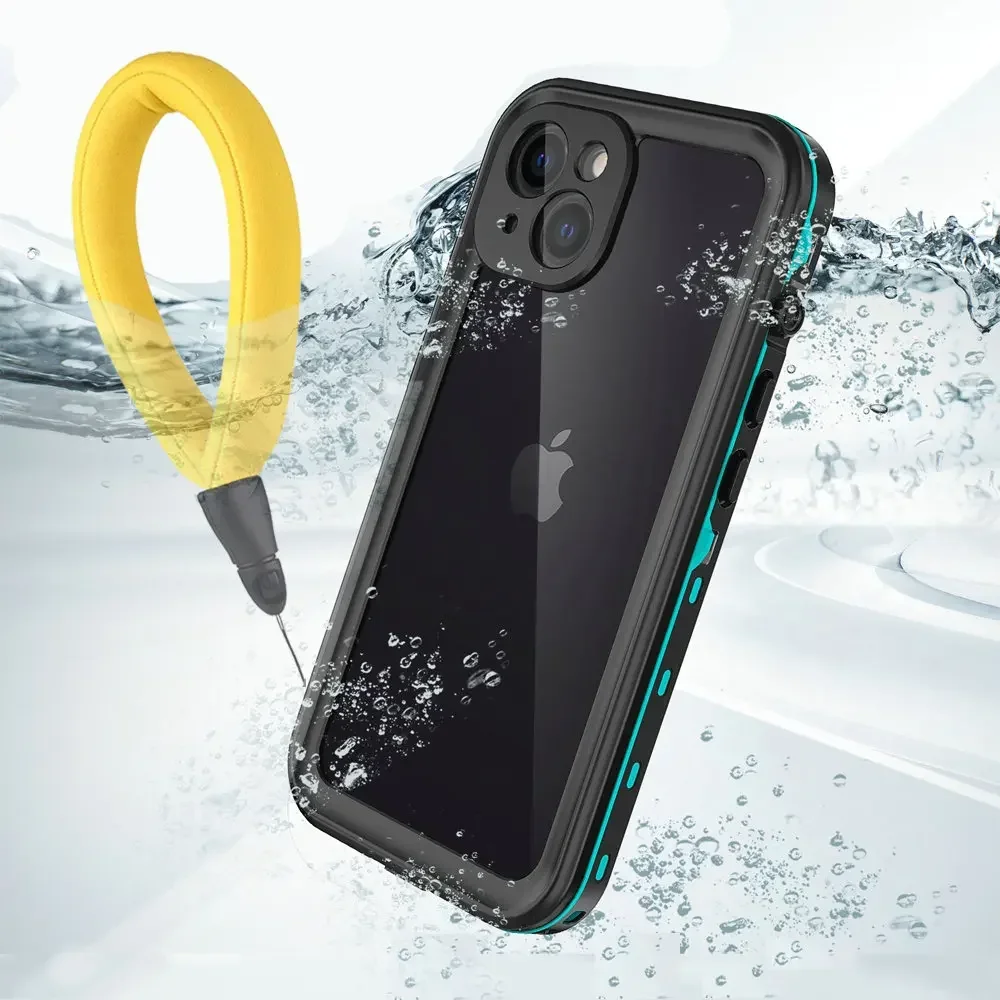 For iPhone13 14 15 Waterproof Cases IP68 Diving 360 Protect Magsafe Shockproof CoqueFor iPhone 12 Pro Max 11 Water Proof Funda