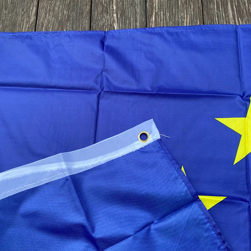 free  shipping  xvggdg 3x5 FTs European Union EU Flag 90*150cm Euro Flag of Europe super-polyester  Council of Euro flag