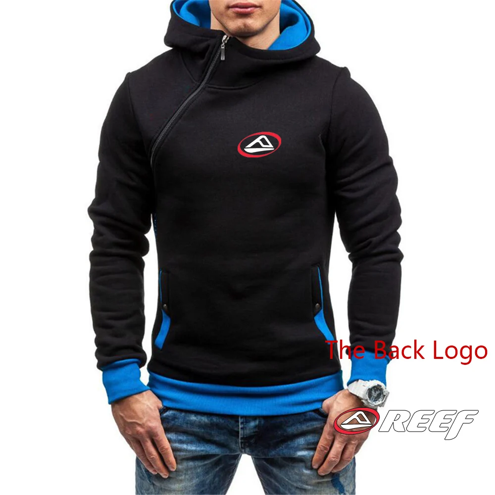 Reef 2023 high quality hooded men's spring and autumn five-color hooded sweatshirt casual pullover coat