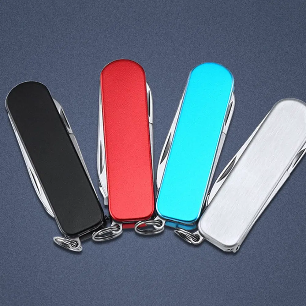 Steel Home with Keychain Holder Nail file Travel Folding Nail Clippers Nail Trimming Tool Nail Scissor Toenail Tweezers