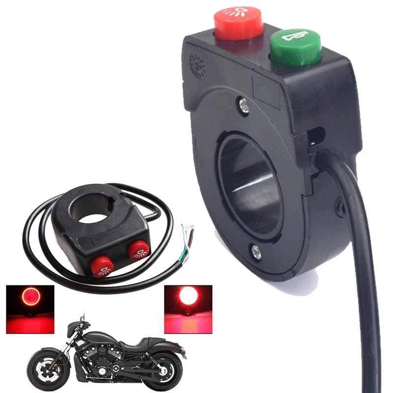 22mm Handlebar Horn and Headlight Combination Button Switch for Motorcycle E-bike Scooter Universal Refit Accessories,motorcycle switch