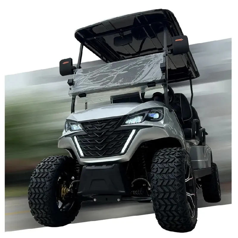 

4 Wheel Electric Hunting Club Street Legal Utility Vehicle Car Electric Lithium Pool Golf Cart 2 Seater Tourist Sightseeing Car