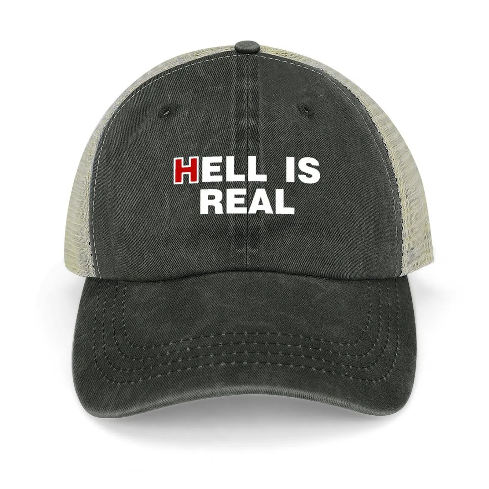 

Ковбойская шляпа Hell Is Real для косплея, теплая шляпа с козырьком для лошадей, женская шляпа для гольфа для мужчин и женщин