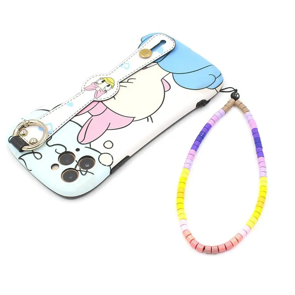 

Anti-lost Mobile Phone Chain Simple Rainbow Enamel Beads DIY Fashion Mobile Phone Lanyard Men and Women Mobile Phone Lanyard