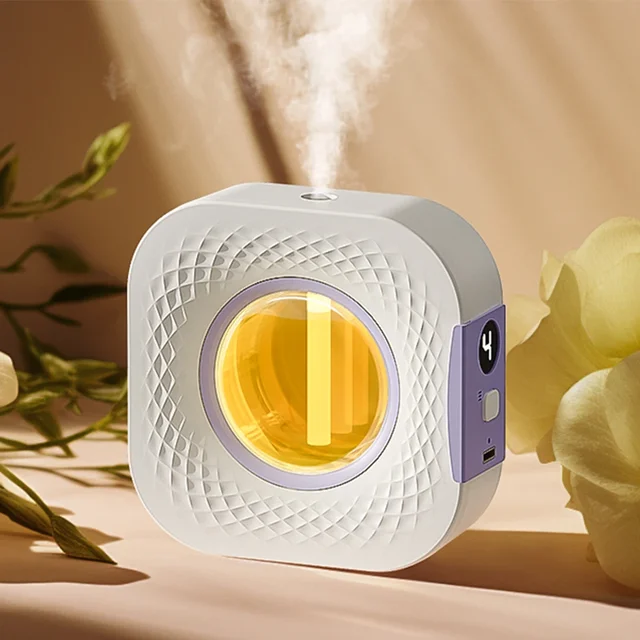 Smart Aroma Diffuser Air Purifier Digital Display Plant Essential Oils 4 Gears Wall Mount Tabletop USB Charging Living Room 2