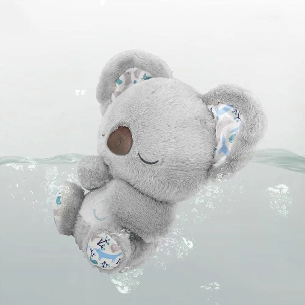 Baby Plush Doll Breathing Bear Newborn Soothing Sleep Playmate Plush Toys Kids Music Sleeping Companion For Baby Accessories 5