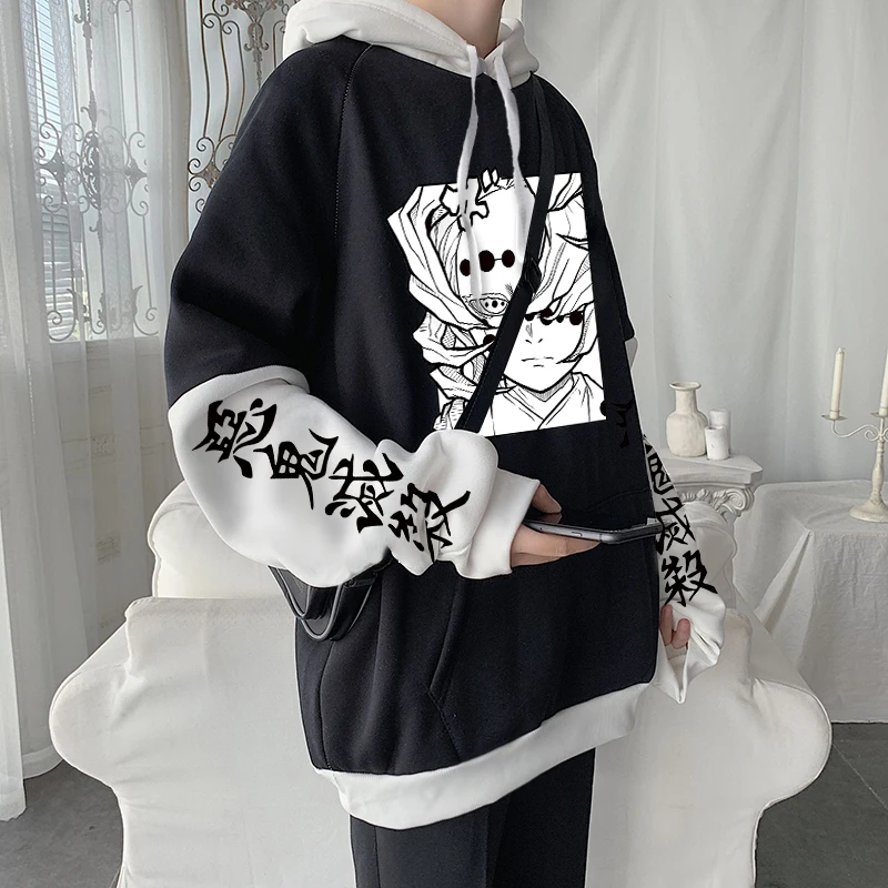 Anime Demon Slayer Rui Hoodies Harajuku Kimetsu no Yaiba